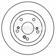 BBD4426 Brzdový kotouč BORG & BECK