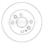 BBD4432 Brzdový kotouč BORG & BECK