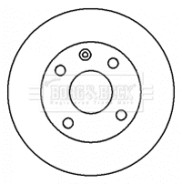 BBD4435 Brzdový kotouč BORG & BECK
