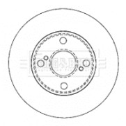 BBD4503 Brzdový kotouč BORG & BECK
