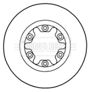 BBD4647 Brzdový kotouč BORG & BECK