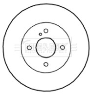 BBD4649 Brzdový kotouč BORG & BECK