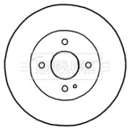 BBD4650 Brzdový kotouč BORG & BECK