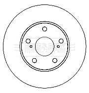 BBD4682 Brzdový kotouč BORG & BECK
