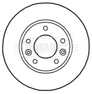 BBD4774 Brzdový kotouč BORG & BECK
