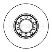 BBD4831 Brzdový kotouč BORG & BECK
