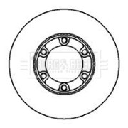 BBD4844 Brzdový kotouč BORG & BECK
