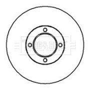 BBD4939 Brzdový kotouč BORG & BECK