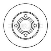 BBD4943 Brzdový kotouč BORG & BECK