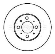 BBD4958 Brzdový kotouč BORG & BECK