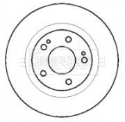 BBD5008 Brzdový kotouč BORG & BECK