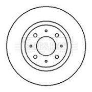 BBD5037 Brzdový kotouč BORG & BECK