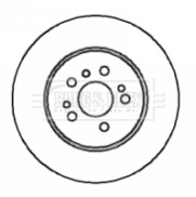 BBD5089 Brzdový kotouč BORG & BECK