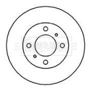 BBD5097 Brzdový kotouč BORG & BECK