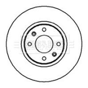 BBD5100 Brzdový kotouč BORG & BECK