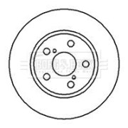 BBD5106 Brzdový kotouč BORG & BECK
