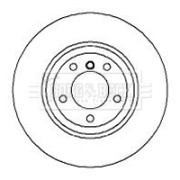 BBD5119 Brzdový kotouč BORG & BECK