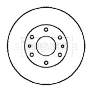 BBD5123 Brzdový kotouč BORG & BECK