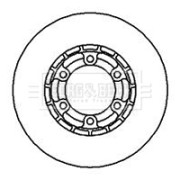 BBD5152 Brzdový kotouč BORG & BECK