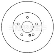BBD5179 Brzdový kotouč BORG & BECK