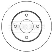 BBD5180 Brzdový kotouč BORG & BECK