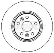 BBD5190 Brzdový kotouč BORG & BECK