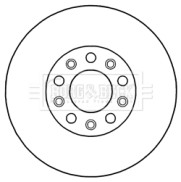 BBD5205 Brzdový kotouč BORG & BECK