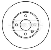 BBD5249 Brzdový kotouč BORG & BECK