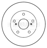 BBD5256 Brzdový kotouč BORG & BECK