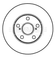 BBD5279 Brzdový kotouč BORG & BECK