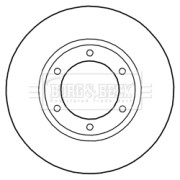 BBD5288 Brzdový kotouč BORG & BECK