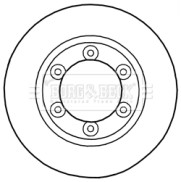 BBD5290 Brzdový kotouč BORG & BECK