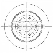 BBD5303 Brzdový kotouč BORG & BECK