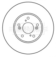 BBD5311 Brzdový kotouč BORG & BECK