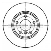 BBD5336 Brzdový kotouč BORG & BECK