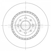 BBD5407 Brzdový kotouč BORG & BECK