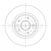 BBD5420 Brzdový kotouč BORG & BECK