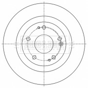 BBD5529 Brzdový kotouč BORG & BECK