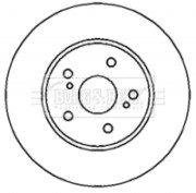 BBD5704S Brzdový kotouč BORG & BECK