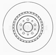 BBD5802S Brzdový kotouč BORG & BECK
