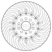 BBD5810S Brzdový kotouč BORG & BECK