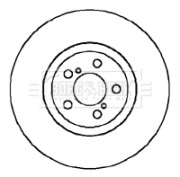 BBD5875S Brzdový kotouč BORG & BECK