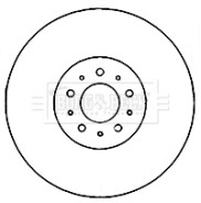 BBD5945S Brzdový kotouč BORG & BECK