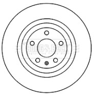 BBD5949S Brzdový kotouč BORG & BECK