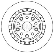 BBD5961S Brzdový kotouč BORG & BECK