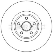 BBD5971S Brzdový kotouč BORG & BECK
