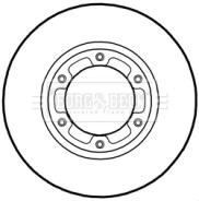 BBD6019S Brzdový kotouč BORG & BECK