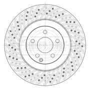 BBD6068S Brzdový kotouč BORG & BECK