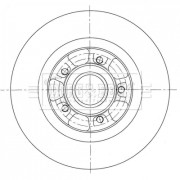 BBD6069S Brzdový kotouč BORG & BECK