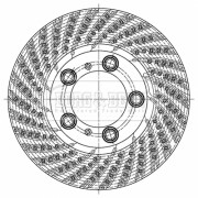 BBD6120S Brzdový kotouč BORG & BECK